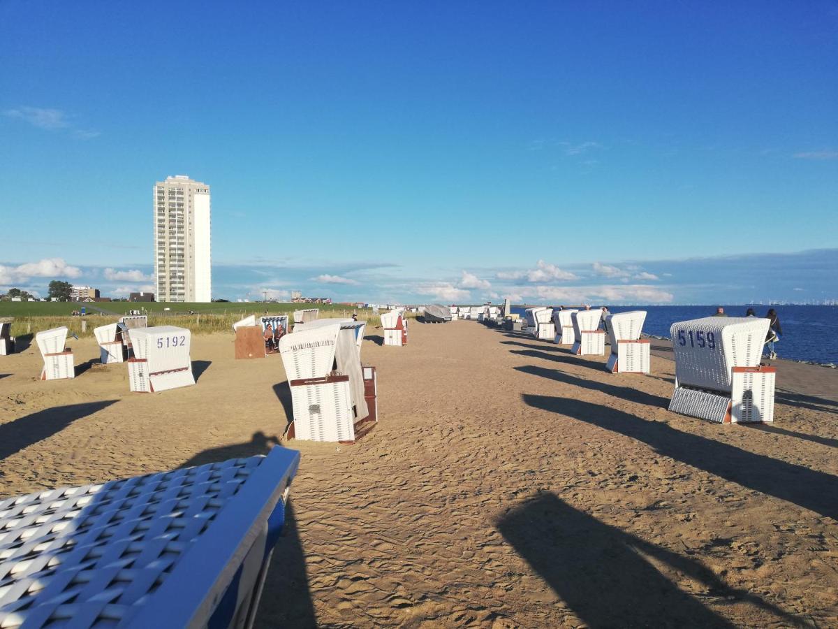 Buesum Nordseestrasse 5 Eg Fewo Esterno foto